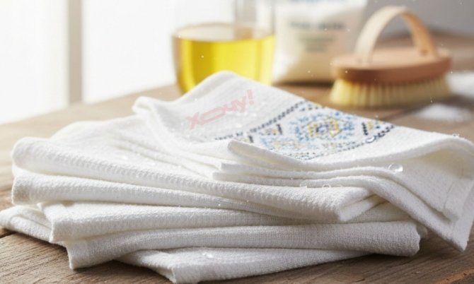 Забудьте о запахе жира и плесени: как отстирать кухонные полотенца в состояние новых
