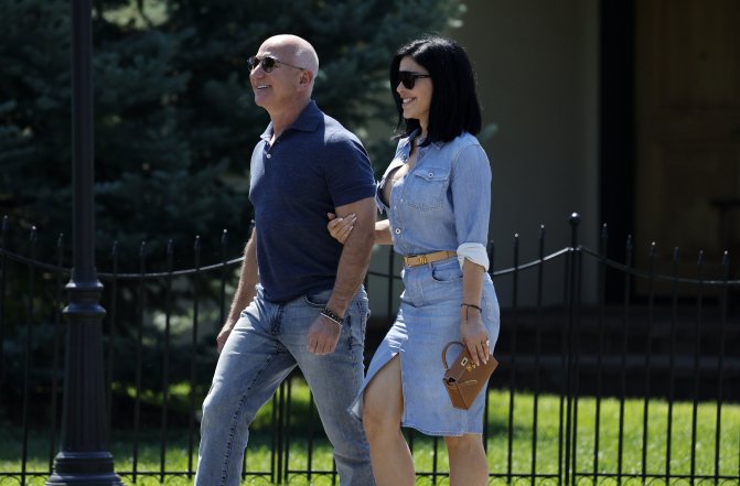 Джефф Безос и Лорен Санчес, фото