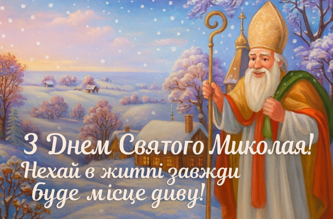 открытки с днем святого Николая