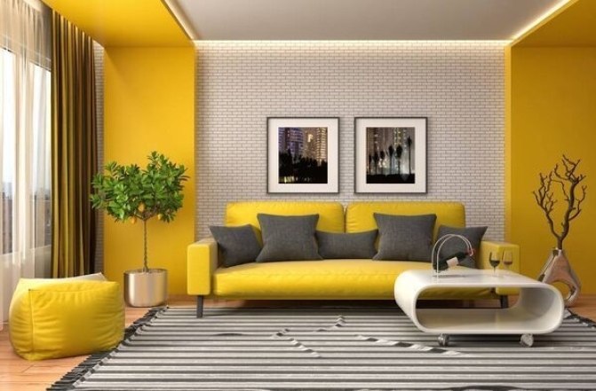 5 бездоганних кольорів для зали жовтої зали (ФОТО) - фото №6