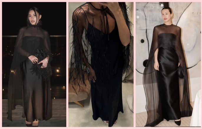 Атласное платье на Новый год 2026, фото