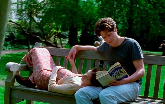 Хью Грант в фильме Ноттинг-Хилл, фото