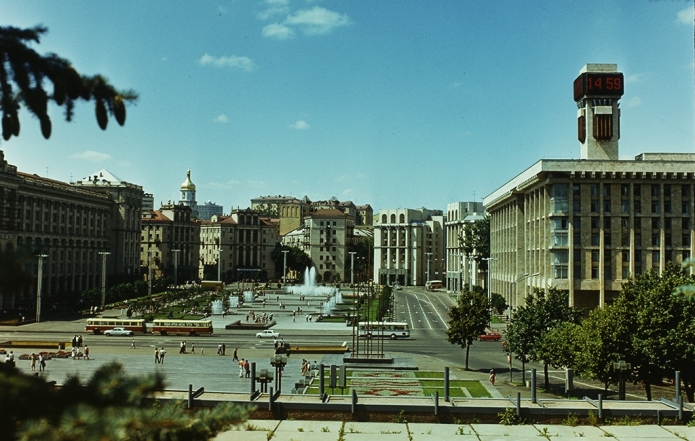Как раньше выглядел центр Киева