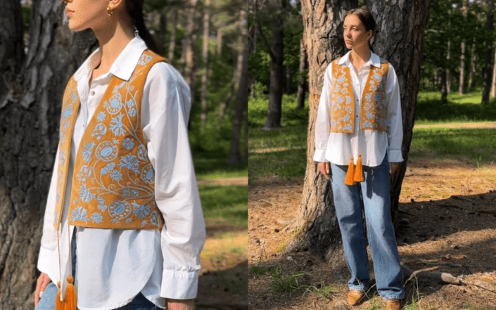 Как стилизовать джинсы – образ на школьный праздник Первого звонка