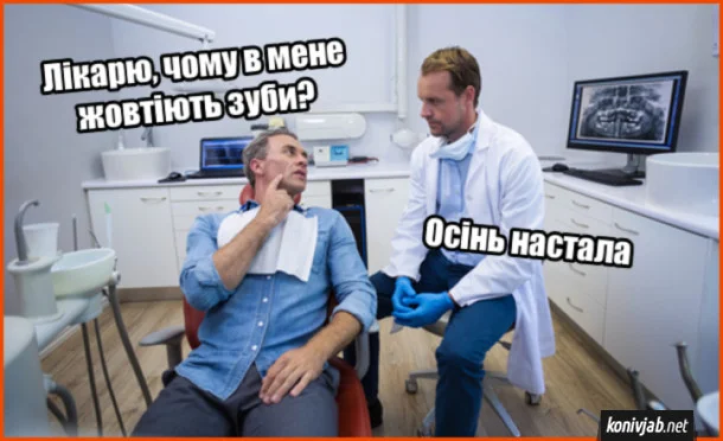 Жарти та меми про осінні дні