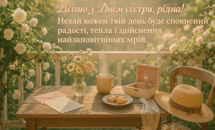 з днем сестер 2025