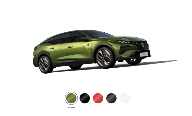 Авто Peugeot 408 цвета