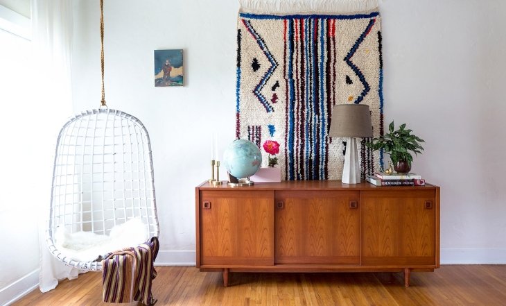 Килим на стіні знову стає популярним