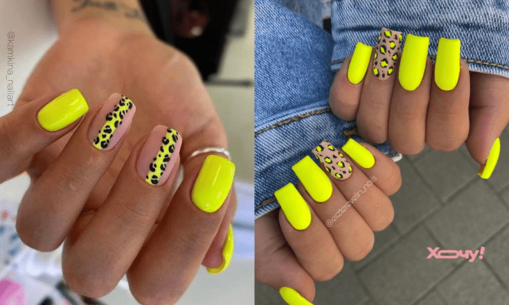 Модні ідеї жовтого манікюру  2025