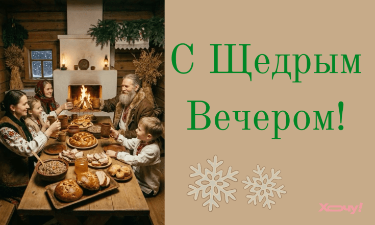 Щедрый Вечер 2026, поздравления