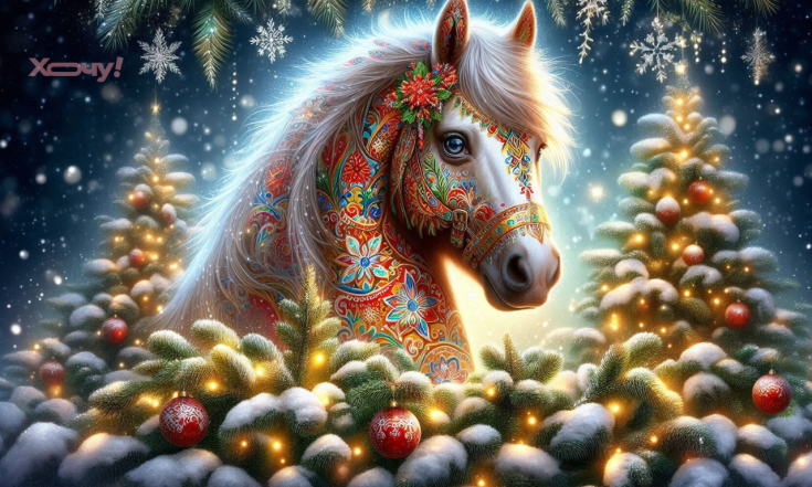 Пожелания с Новым годом 2026 года в прозе и картинках