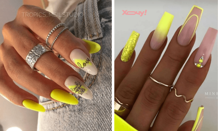 Модні ідеї жовтого манікюру на літо 2025