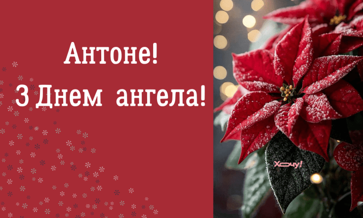 Добірка вітань із Днем ангела Антона 2026