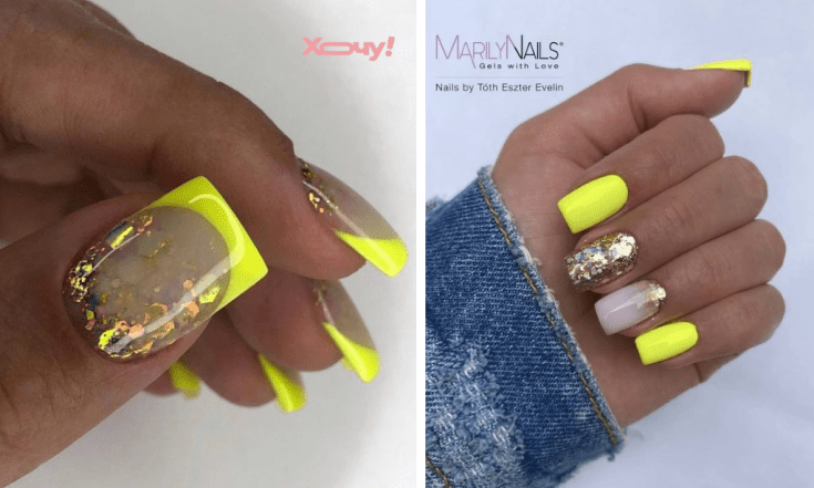 Найкращі ідеї для жовтого манікюру  на літо