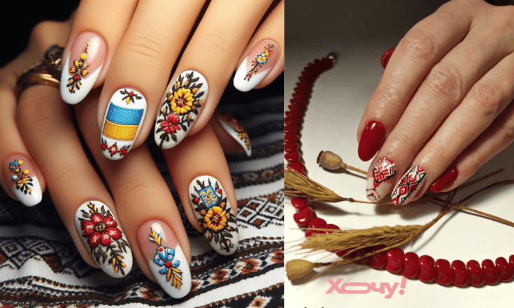 Нестандартний манікюр на День вишиванки