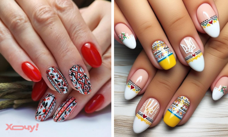 Манікюр на День вишиванки