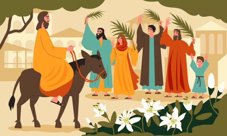 Вхід Господній у Єрусалим, картинка