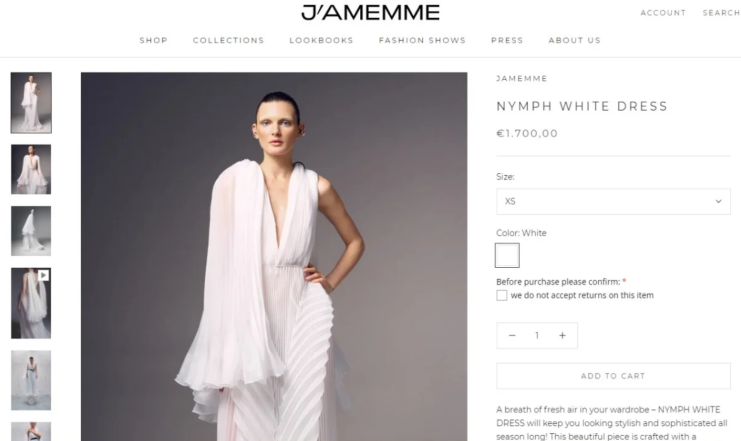 Сколько стоит платье Тины Кароль от J'amemme