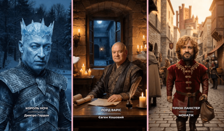 Как выглядят украинские звезды в Гри престолов