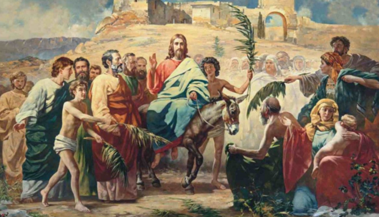 Вход Господень в Иерусалим, картинка