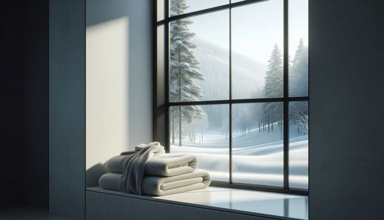 Уберите полотенца из подоконника