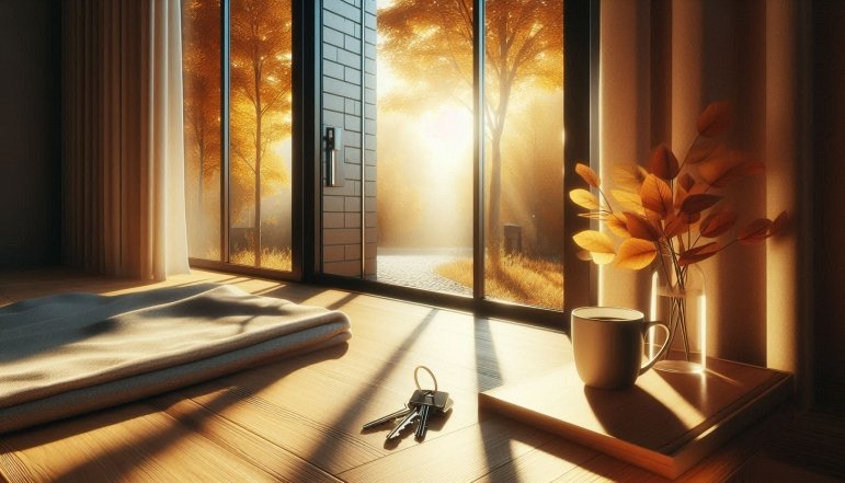 Уберите ключи из подоконника