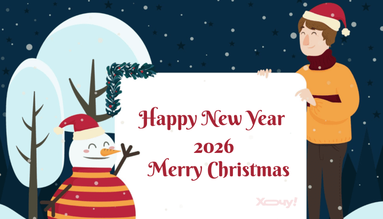 Открытки с Новым годом 2026 на английском