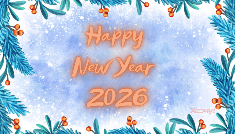 Открытки с Новым годом 2026 на английском