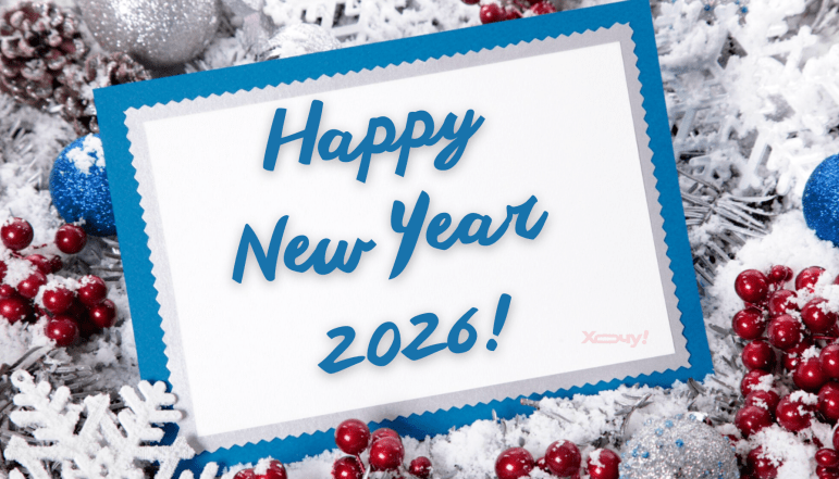 Открытки с Новым годом 2026 на английском