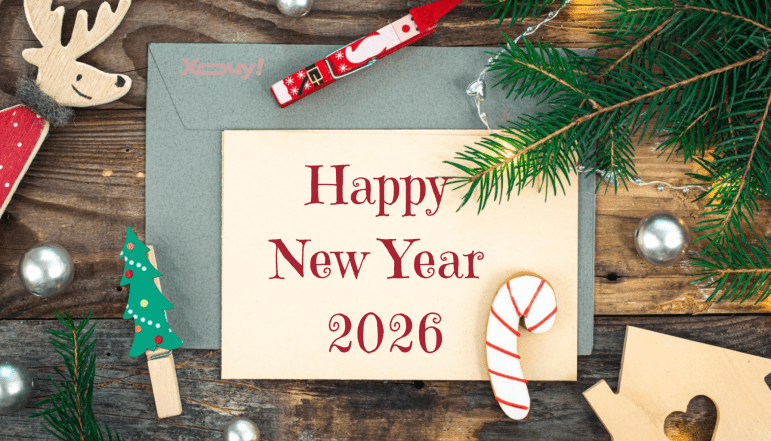 Открытки с Новым годом 2026 на английском