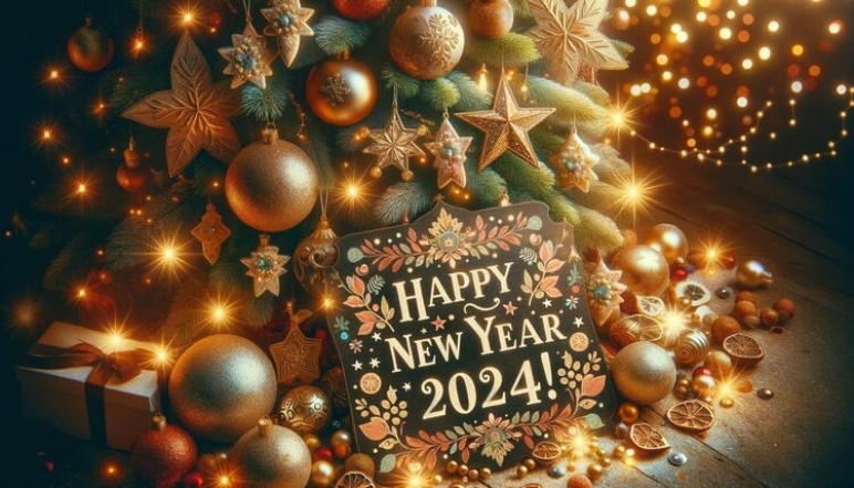 Поздравления с наступающим Новым годом 2024: картинки, открытки, видеопоздравления на украинском - фото №2