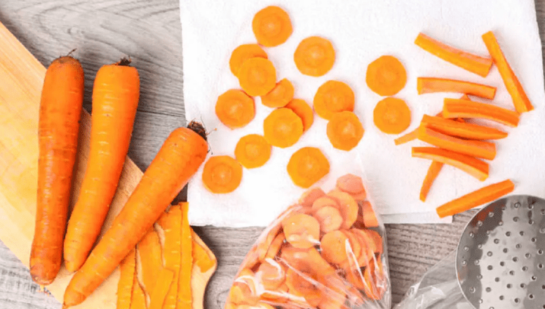 как замораживать морковь на зиму