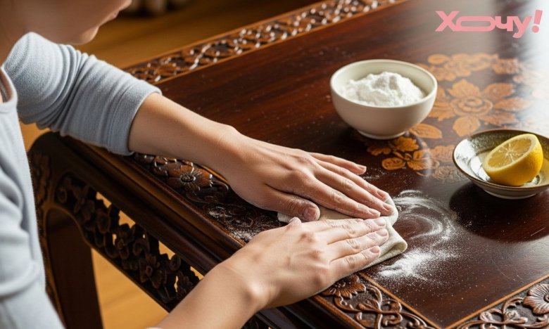 Сода может повредить некоторые материалы