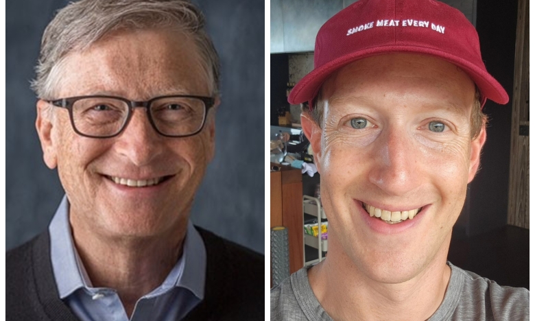 Билл Гейтс и Марк Цукерберг.