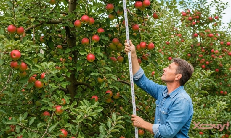 Лучшая высота для плодовых деревьев