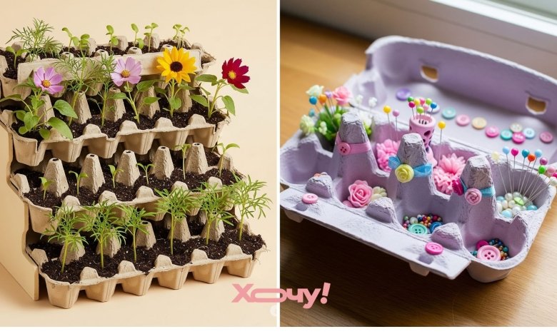 5 ідей для лотків з-під яєць