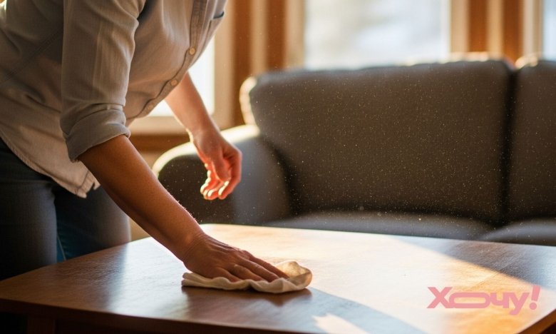 Причины появления пыли в комнате