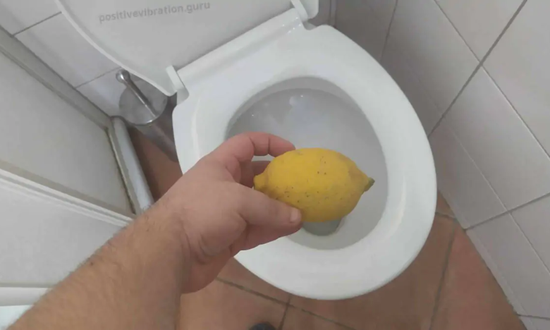 Способ с лимоном для унитаза