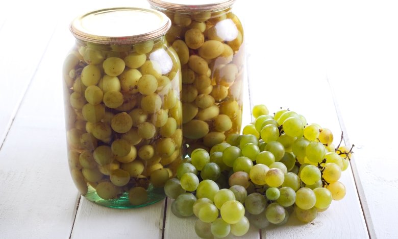 конесрванный виноград рецепт