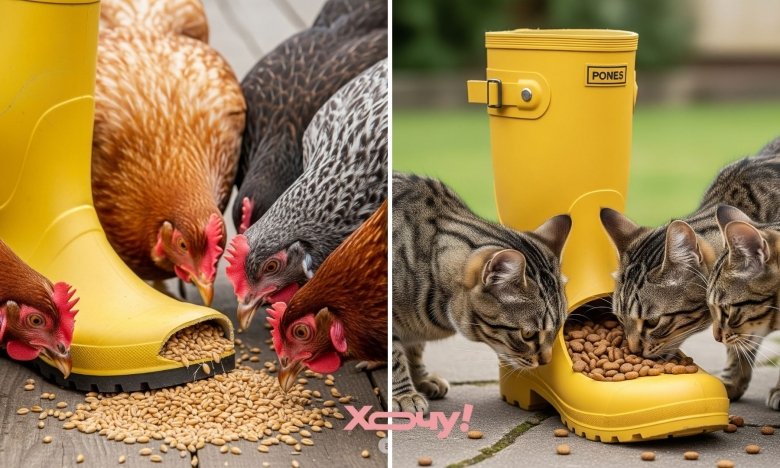 Креативные идеи для сада и хозяйства по старым сапогам