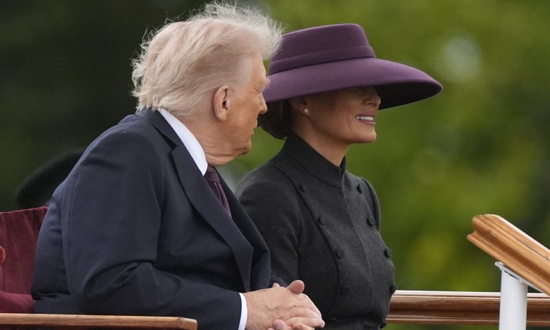 Мелании Трамп в Британии.