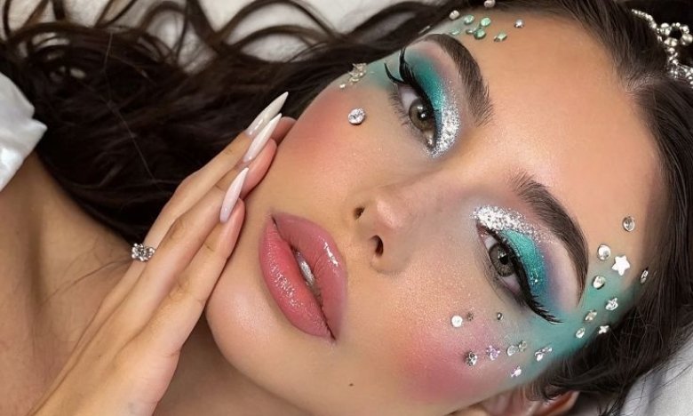 Макияж русалки, фото