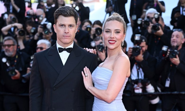 Скарлетт Йоганнсон показалася у ліловій сукні - нові фото акторки