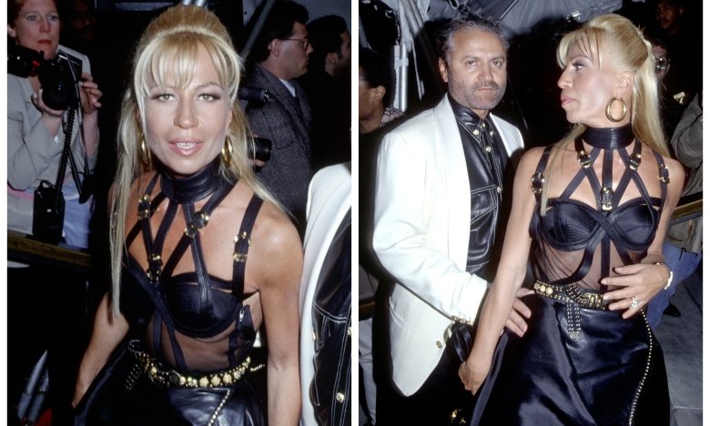 Донателла Версаче молодая, фото