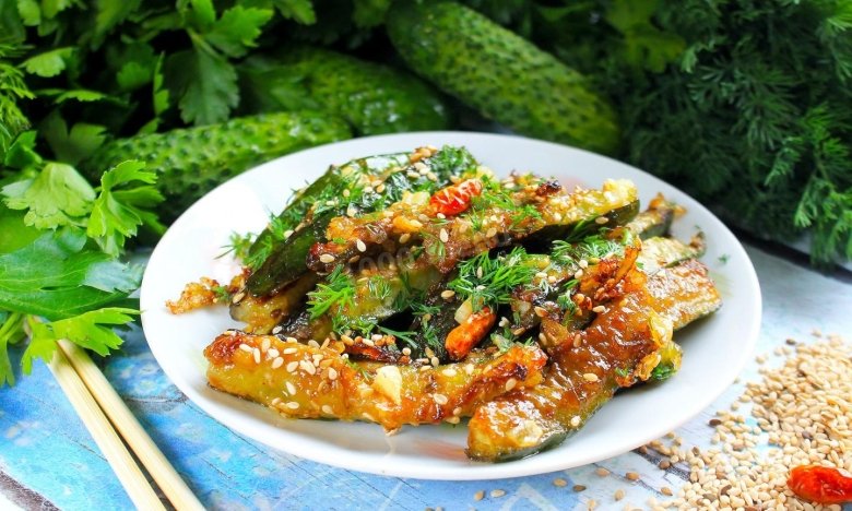 навіщо смажити огірки