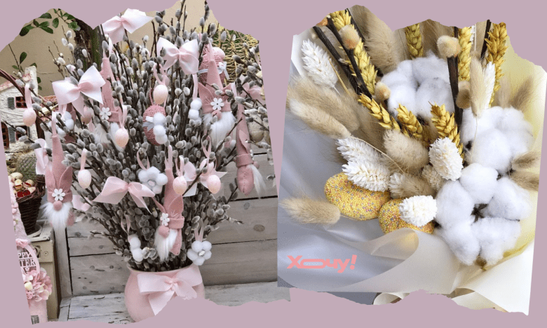 Как сделать букет на Вербное воскресенье