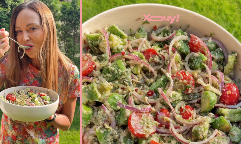 как приготовить салат с орехами