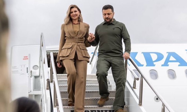 Щемящее видео президента Украины и его жены