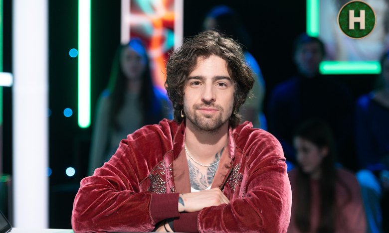 Владимир Дантес на съемках шоу "Хто знає?"