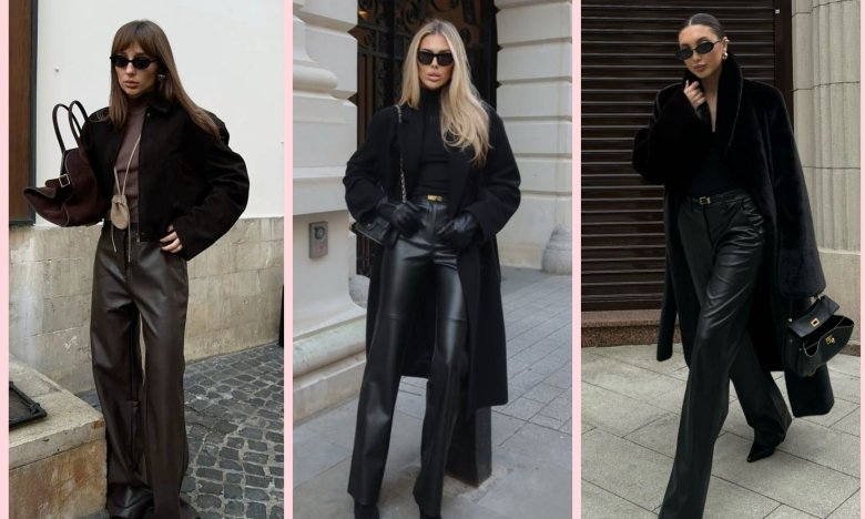 Шкіряні штани 2025, фото